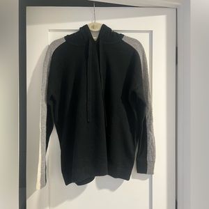 Minnie Rose Stripped Cashmere Hoodie